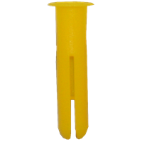 Skrueplugg gul 5,5 mm x 25 mm