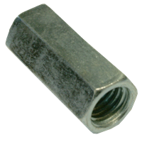 Skjøtemutter elforzinket M8X40 mm