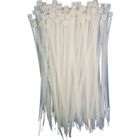 Plaststrips hvit, 1 pose, 100 st, 370 mm x 4,8 mm