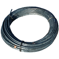 Trykkrør i kveil 25 m, PE100, SDR11 blå stripe, 20x2,0 mm