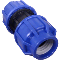 Union Blue plastrørkobling 16 mm