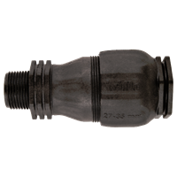 Tippunion flexi plastrørkobling 35-50 mm x 1 1/2"