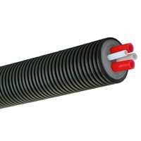 Kulvert, PexFlex Rauheat, Varme/Vann, 25 x 25 x 25 x 20 x 145