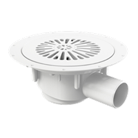 Gulvsluk, Faluplast, Siv 50 mm Sido