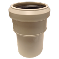 Overgang muffe/glatt, Silere 58/50 mm