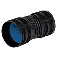 Bend 15° til overvannsrør med 2 muffer, DN 200 mm