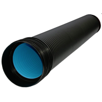 Overvannsrør med muffe 110 mm x 6000 mm