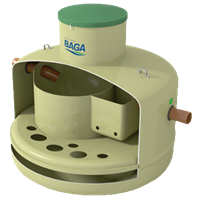 Slamavskiller BDT, Baga, 1 m³