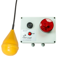 Nivålarm med vippa, Pumptek, 230V