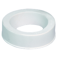 Gummimansjett for WC, hvit 146/90-110 mm