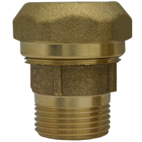 Dykkpumpekobling utvendig, messing, 32 mm x 1 1 1/4"