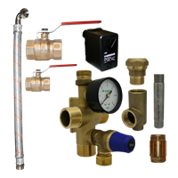 Sats for tankmontage, vegg, DX25