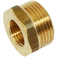 Overgangsnippel innvendig/utvendig, messing, 1/8" x 1/4"