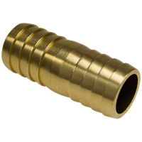 Slangeskjøt messing, 1/4"