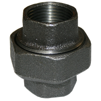 Union sort adusert innvendig 3/8"