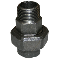 Tippunion sort adusert, innvendig/utvendig 3/8"