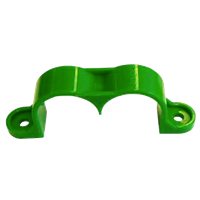 Plastklammer for varerør, dobbel, 25 mm (16 mm)