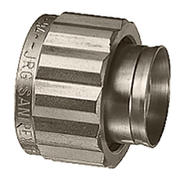 Kupling, forkrommet, Sanipex, 16 mm