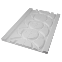 Vendskive kompakt for 10,5 mm rør, 14 mm, 1.2m²