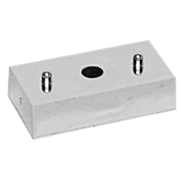 Distans krom for enkelklamme, H=10 mm, 32-40 mm