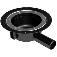 M-hjelpesluk høy, m/ sideutløp, Purus/Joti 40 mm