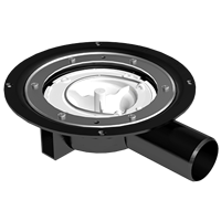 M-sluk lav, m/ sideutløp, Purus/Joti 50 mm