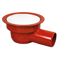 KS-sluk m/ sidoutløp, Purus/Joti, 75 mm