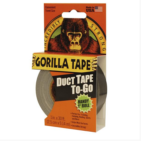 Tekstilforsterket tape, sølv Gorilla 48mm x 32m Silver