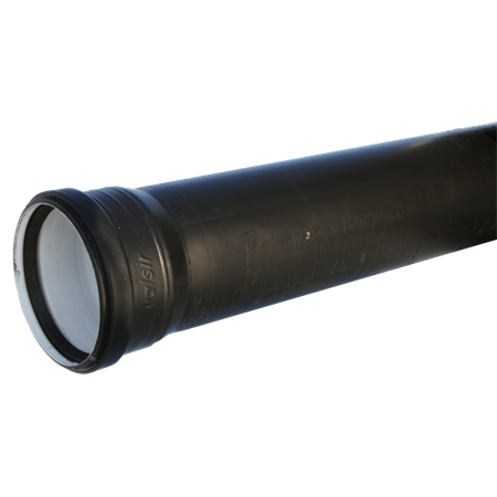 Avloppsrør PP, sort, 3000 mm, 110 x 3,8