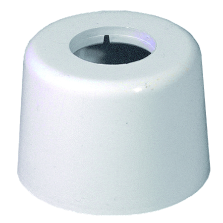 Gulvrosett hvit, for servant/vaskebenk høyde 65 mm, 40 mm