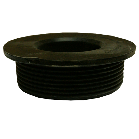 Gummiovergang sort. 43 mm x 32 mm